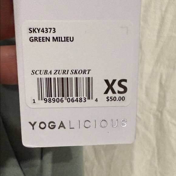 Yogalicious Women's Skirt in Sage Green - Picture 3 of 7